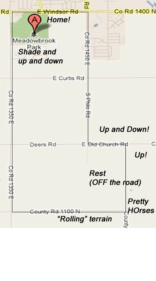 meadowbrook 9 mile route